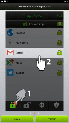 Capture d'écran de l'application App Lock - #3