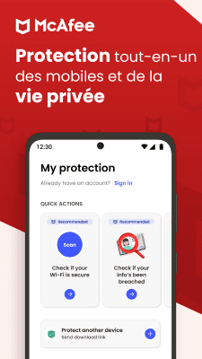 Capture d'écran de l'application McAfee Security: Antivirus VPN - #1