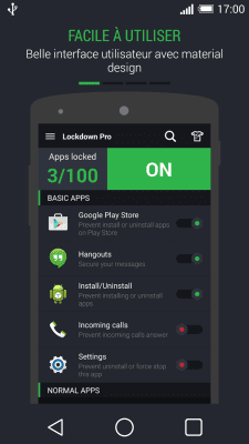 Capture d'écran de l'application Lockdown Pro - Verrouiller App - #1