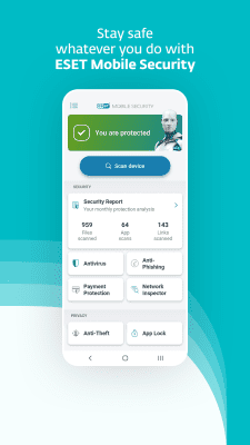 Capture d'écran de l'application ESET Mobile Security & Antivirus - #8
