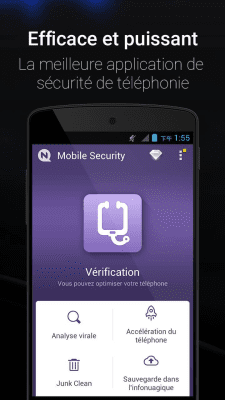 Capture d'écran de l'application NQ Mobile Security & Antivirus - #1