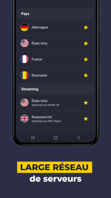 Capture d'écran de l'application CyberGhost - #4