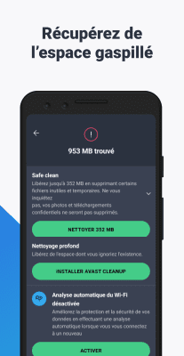 Capture d'écran de l'application AVG Antivirus & Sécurité - #3