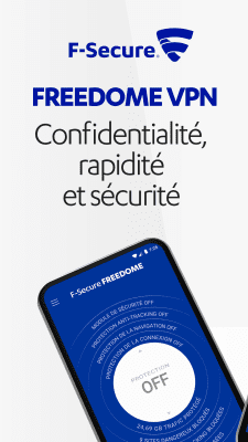 Capture d'écran de l'application F-Secure Freedome VPN - #1