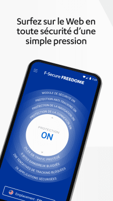 Capture d'écran de l'application F-Secure Freedome VPN - #2