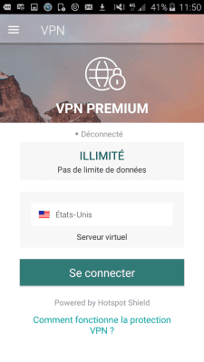 Capture d'écran de l'application Panda Dome Antivirus et VPN - #2