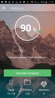 Capture d'écran de l'application Panda Dome Antivirus et VPN - #3