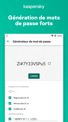 Capture d'écran de l'application Kaspersky Password Manager - #5