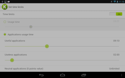 Capture d'écran de l'application KidRead : contrôle parental - #3