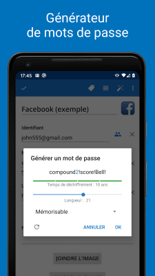 Capture d'écran de l'application Password Manager SafeInCloud - #7