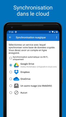 Capture d'écran de l'application Password Manager SafeInCloud - #8