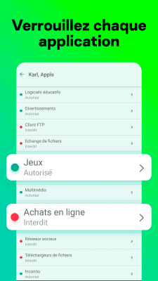 Capture d'écran de l'application Kaspersky SafeKids avec GPS - #3