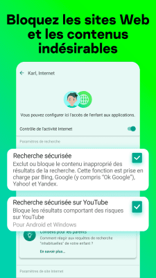 Capture d'écran de l'application Kaspersky SafeKids avec GPS - #4