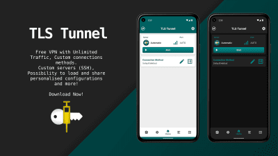 Capture d'écran de l'application TLS Tunnel - #1