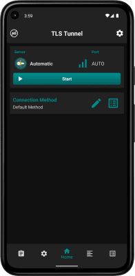 Capture d'écran de l'application TLS Tunnel - #3