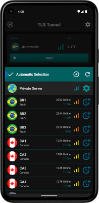 Capture d'écran de l'application TLS Tunnel - #4