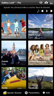 Capture d'écran de l'application Gallery Lock (français) - #1
