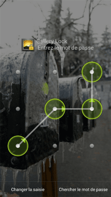 Capture d'écran de l'application Gallery Lock (français) - #7