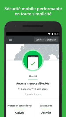 Capture d'écran de l'application Lookout Antivirus - #1