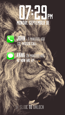 Capture d'écran de l'application Ecran verrouillage du clavier - #5