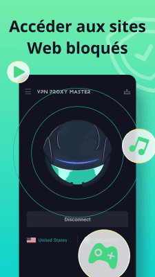 Capture d'écran de l'application VPN Proxy Master - #5
