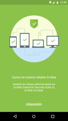 Capture d'écran de l'application Dr.Web Mobile Control Center - #1