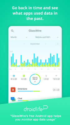 Capture d'écran de l'application GlassWire - #3