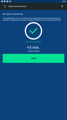 Capture d'écran de l'application Zillya! Internet Security&Scanner for Android - #5