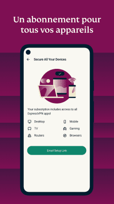 Capture d'écran de l'application ExpressVPN - #4