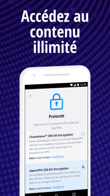 Capture d'écran de l'application VyprVPN pour Android - #5