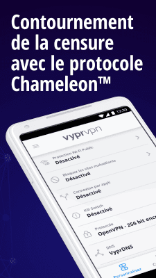 Capture d'écran de l'application VyprVPN pour Android - #7
