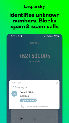 Capture d'écran de l'application Anti-spam: Kaspersky Who Calls - #4