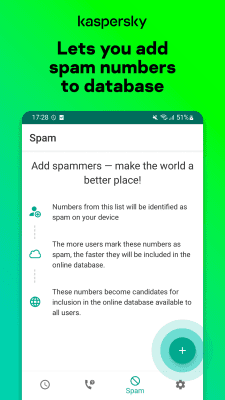 Capture d'écran de l'application Anti-spam: Kaspersky Who Calls - #7