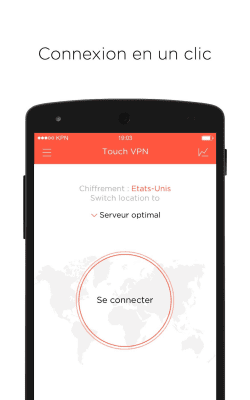 Capture d'écran de l'application Touch VPN - Proxy VPN/PVP gratuit - #2