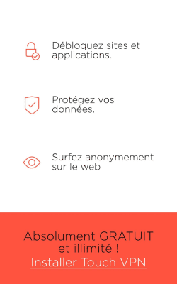 Capture d'écran de l'application Touch VPN - Proxy VPN/PVP gratuit - #3