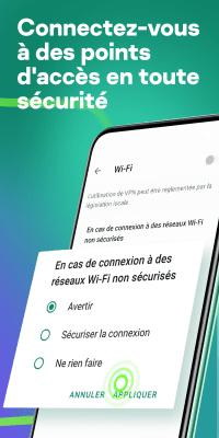 Capture d'écran de l'application Kaspersky Fast Secure VPN - #3