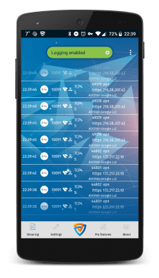 Capture d'écran de l'application Protect Net : Pare-feu pour Android sans root - #3