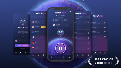 Capture d'écran de l'application Wolf VPN illimité de proxy - #1