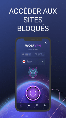 Capture d'écran de l'application Wolf VPN illimité de proxy - #2