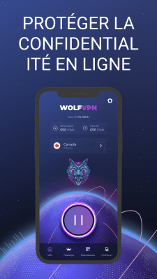 Capture d'écran de l'application Wolf VPN illimité de proxy - #4