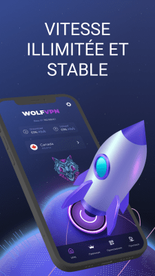 Capture d'écran de l'application Wolf VPN illimité de proxy - #5