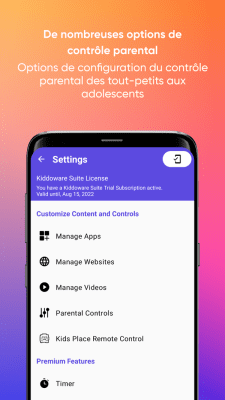 Capture d'écran de l'application Contrôle parental Kids Place - #7
