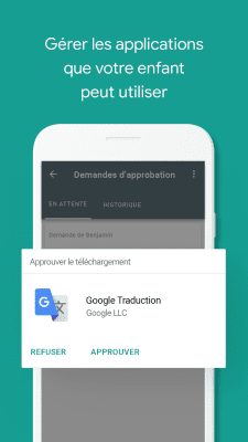 Capture d'écran de l'application Google Contrôle parental Family Link - #1