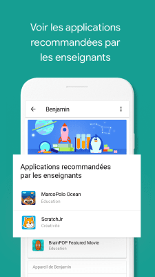 Capture d'écran de l'application Google Contrôle parental Family Link - #3