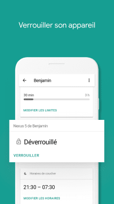 Capture d'écran de l'application Google Contrôle parental Family Link - #5