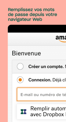 Capture d'écran de l'application Dropbox Passwords - #3