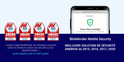 Capture d'écran de l'application Bitdefender Mobile Security & Antivirus - #1