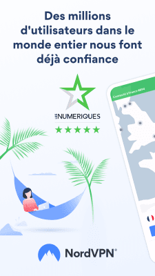 Capture d'écran de l'application NordVPN - #1