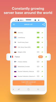 Capture d'écran de l'application VPN servers in Russia - #4