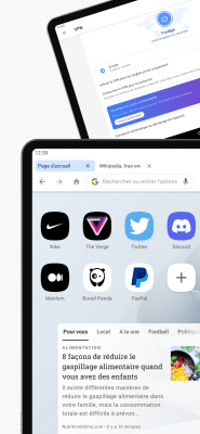 Capture d'écran de l'application Navigateur Opera avec VPN - #9